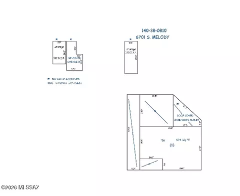 Floorplan - 6701 S Melody Ave, Tucson, AZ 85756 photo 1 of 1