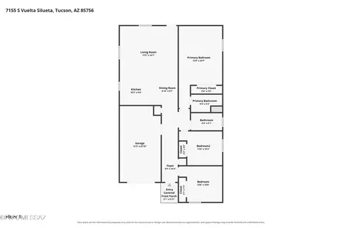 Floorplan - 7155 S Vuelta Silueta, Tucson, AZ 85756 photo 1 of 1