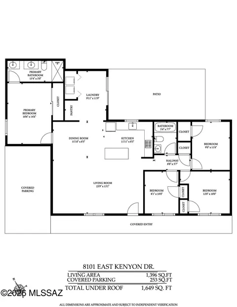 Floorplan - 8101 E Kenyon Dr, Tucson, AZ 85710 photo 1 of 1