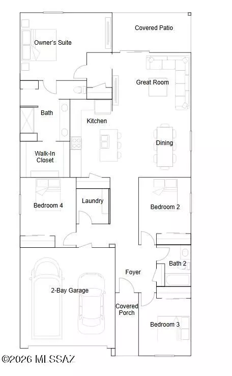 9663 W Gilded St, Marana, AZ 85658
