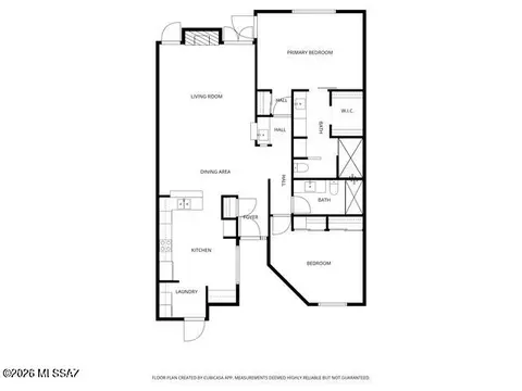 Floorplan - 5829 N 24th Pl, Phoenix, AZ 85016 photo 2 of 4