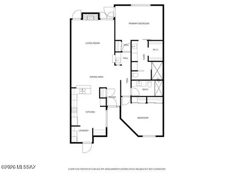 Floorplan - 5829 N 24th Pl, Phoenix, AZ 85016 photo 4 of 4