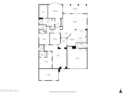 Floorplan - 63330 E Harmony Dr, Tucson, AZ 85739 photo 2 of 2