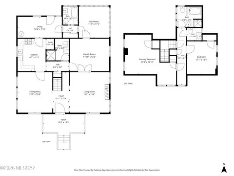 Floorplan - 601 E 1st St, Tucson, AZ 85705 photo 1 of 1