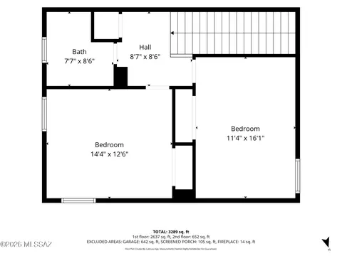 Floorplan - 65741 E Rocky Path Dr, Tucson, AZ 85739 photo 2 of 2