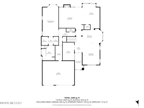 Floorplan - 65741 E Rocky Path Dr, Tucson, AZ 85739 photo 1 of 2