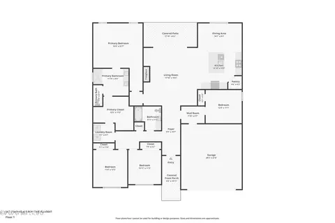 Floorplan - 942 S Grantham Ave, Vail, AZ 85641 photo 2 of 2