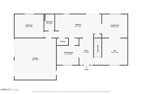 Floorplan - 3730 E Tapia Dr, Vail, AZ 85641 photo 2 of 3