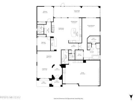 Floorplan - 63333 E Harmony Dr, Tucson, AZ 85739 photo 1 of 2