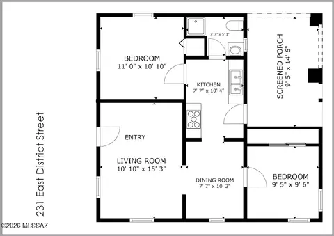 Floorplan - 231 E District St, Tucson, AZ 85714 photo 1 of 2