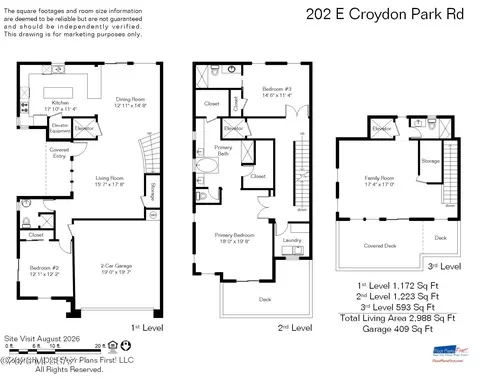Floorplan - 202 E Croydon Park Rd, Tucson, AZ 85704 photo 2 of 2