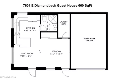 Floorplan - 7601 E Diamondback Rd, Saint David, AZ 85630 photo 2 of 2
