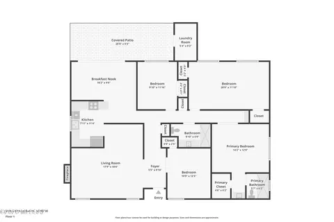 Floorplan - 9209 E 39th St, Tucson, AZ 85730 photo 1 of 2