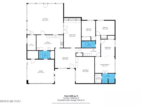 Floorplan - 9282 E Indio Pl, Tucson, AZ 85749 photo 1 of 1
