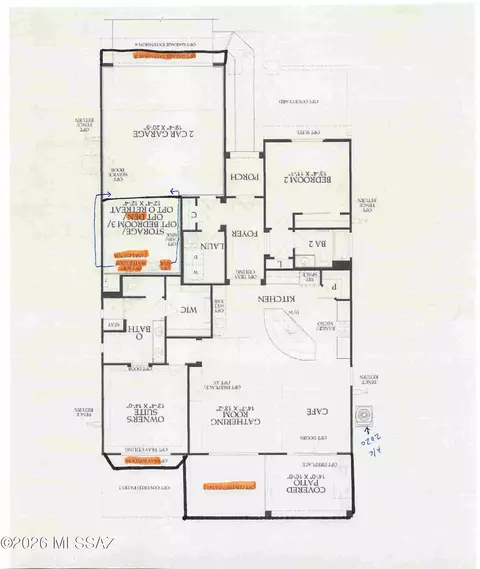 Floorplan - 14066 E Stanhope Blvd, Vail, AZ 85641 photo 1 of 1