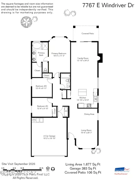 Floorplan - 7767 E Windriver Dr, Tucson, AZ 85750 photo 1 of 2