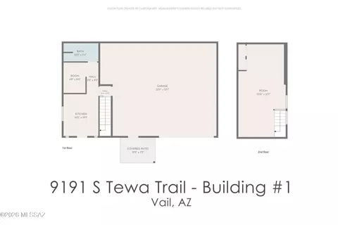 Floorplan - 9191 S Tewa Trl, Vail, AZ 85641 photo 3 of 4