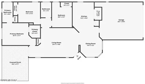 Floorplan - 8403 S Otis Dr, Tucson, AZ 85747 photo 1 of 1
