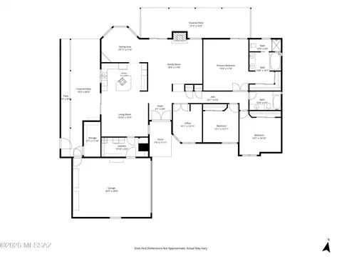 Floorplan - 6801 E Brownstone Pl, Tucson, AZ 85750 photo 1 of 1