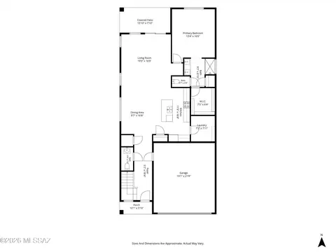 Floorplan - 11299 S Weismann Dr, Vail, AZ 85641 photo 1 of 2