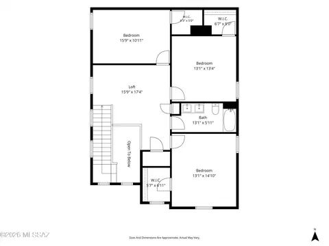 Floorplan - 11299 S Weismann Dr, Vail, AZ 85641 photo 2 of 2