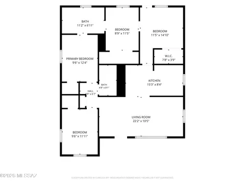 Floorplan - 3249 E 25th St, Tucson, AZ 85713 photo 1 of 1