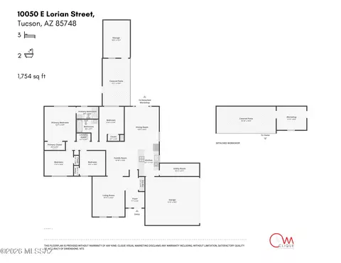 Floorplan - 10050 E Lorian St, Tucson, AZ 85748 photo 1 of 3