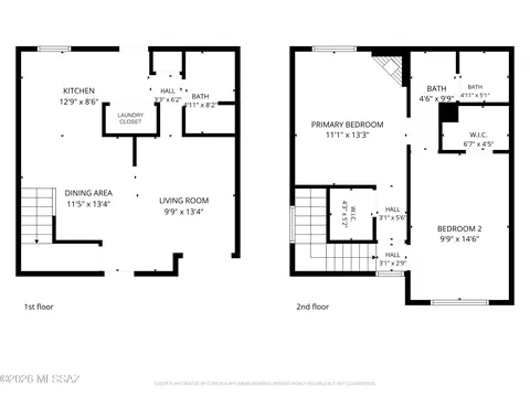 Floorplan - 154 E Pastime Rd, Tucson, AZ 85705 photo 2 of 2