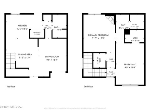 Floorplan - 154 E Pastime Rd, Tucson, AZ 85705 photo 1 of 2