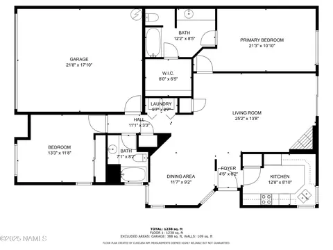 Floorplan - 502 E Topeka Dr, Phoenix, AZ 85024 photo 1 of 1