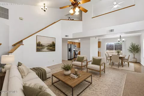 Living - 6873 Eagle Crest Dr, Flagstaff, AZ 86004 photo 4 of 6
