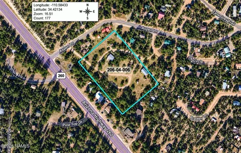 View/Area - 1895 Aspen Ln, Heber-overgaard, AZ 85298 photo 4 of 5