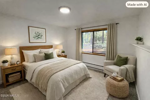 Bedroom - 7803 E Long Bow Dr, Williams, AZ 86046 photo 9 of 12