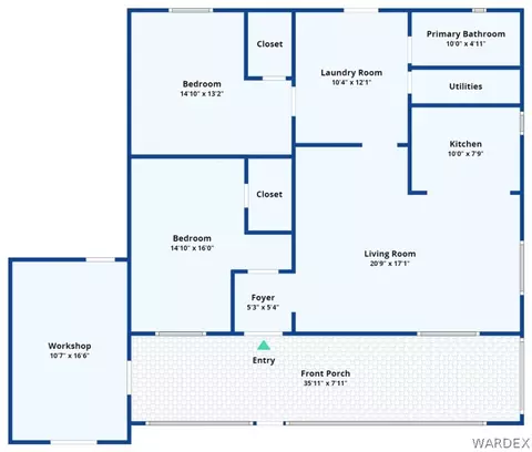 Floorplan - 4241 N Eagle Dr, Kingman, AZ 86409 photo 1 of 1