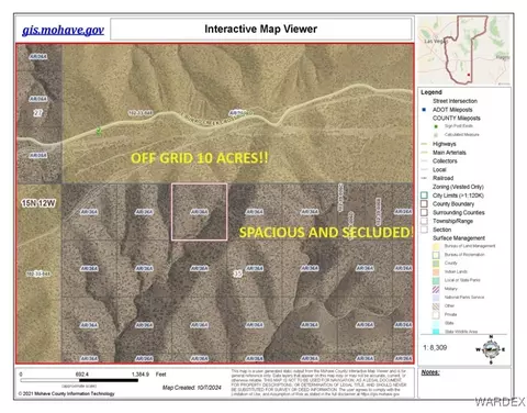 0 E Burro Creek Crossing Rd, Wikieup, AZ 85360