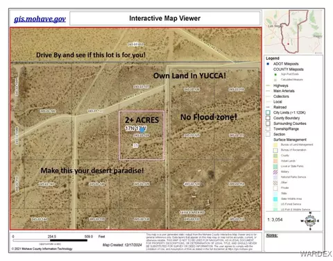 0 S Apex Rd, Yucca, AZ 86438