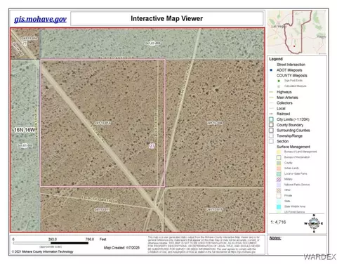 Parcel 767 E Box Canyon Drive, Yucca, AZ 86438