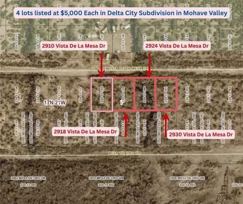 4 Lots On Vista De La Mesa Dr, Mohave Valley, AZ 86440