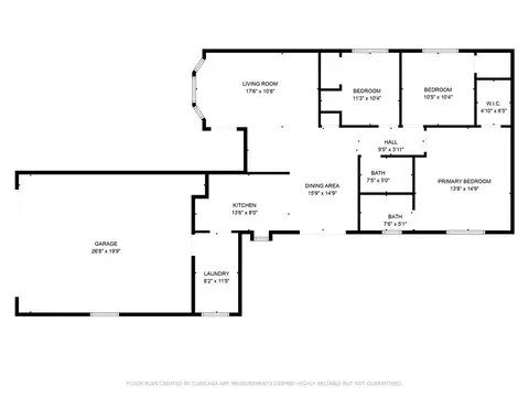 Floorplan - 3757 E Lass Ave, Kingman, AZ 86409 photo 1 of 1