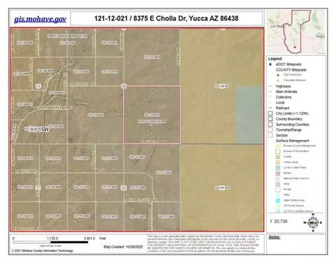 8375 E Cholla Dr, Yucca, AZ 86438 photo 25