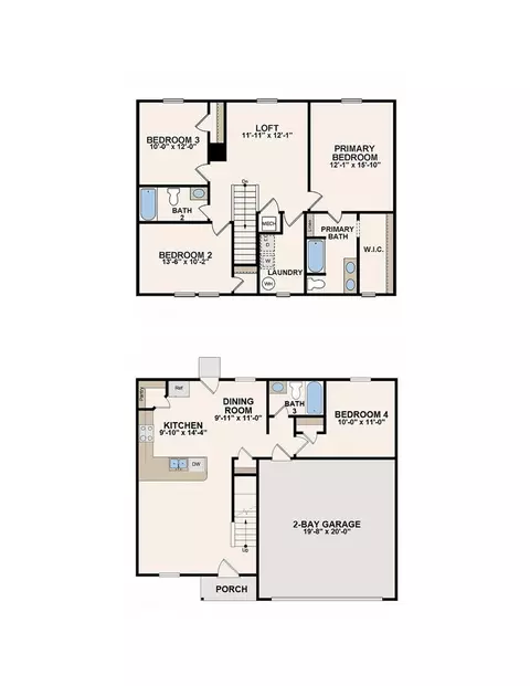 Floorplan - 3635 E Koval Dr, Kingman, AZ 86409 photo 1 of 1