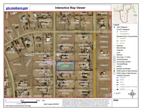 806 S Santa Maria Road Rd #306-60-014, Golden Valley, AZ 86413