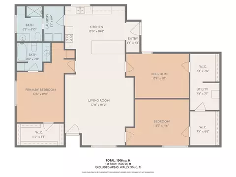 Floorplan - 4892 Tule Dr, Topock, AZ 86436 photo 1 of 1