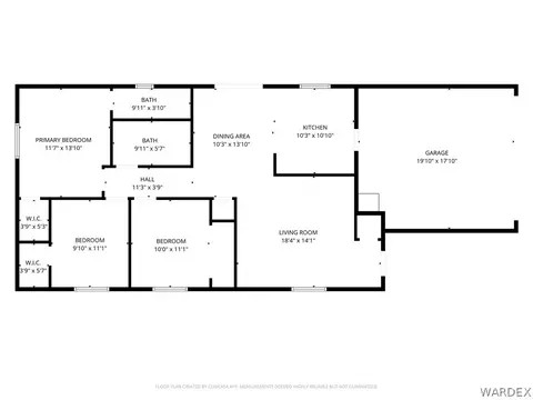 Floorplan - 3331 E Rusty Spur Ave, Kingman, AZ 86409 photo 1 of 1