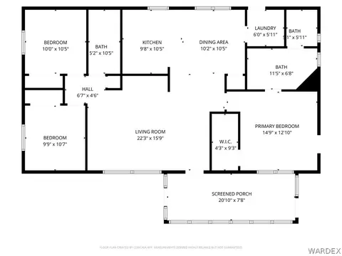 Floorplan - 1116 E Birch, Kingman, AZ 86409 photo 1 of 1