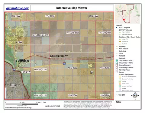 tbd 443 Acres Near Topocki40, Topock, AZ 86436