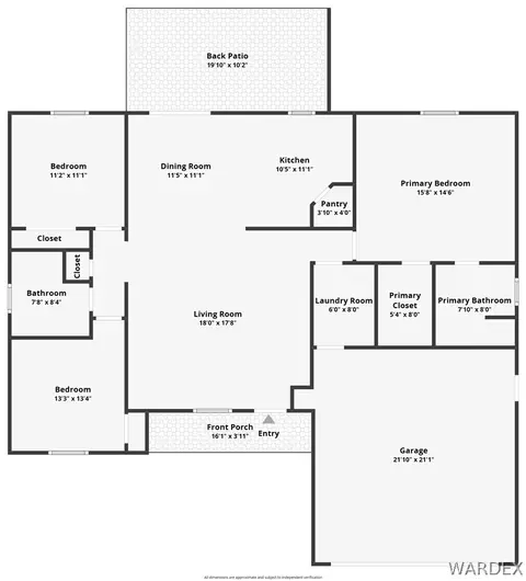 Floorplan - 2158 Ranch Rd, Kingman, AZ 86401 photo 1 of 1
