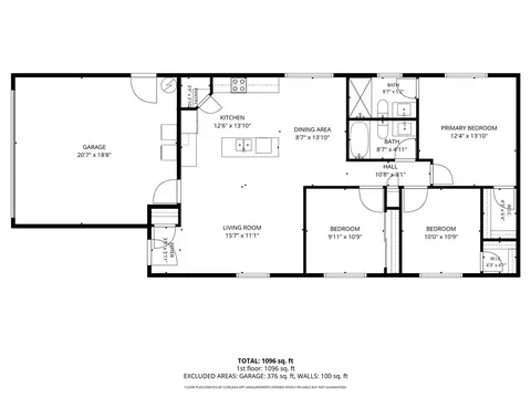 Floorplan - 2340 E Lass Ave, Kingman, AZ 86409 photo 1 of 1
