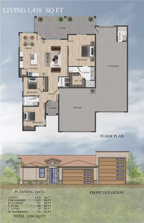 Floorplan - 7651 E Oxbow Dr, Kingman, AZ 86401 photo 1 of 2