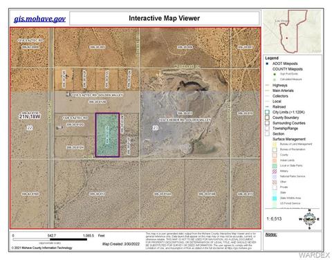 Mohave County Az Gis 000 W Newgard Dr, Golden Valley, Az 86413 | 1 Photo | Mls #991098 - Movoto